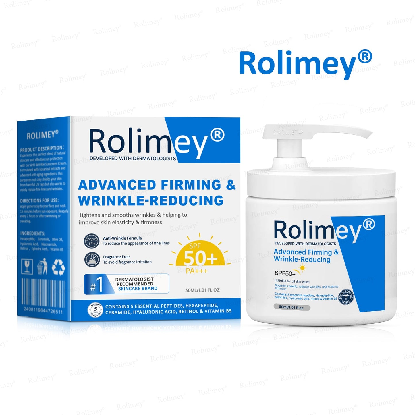 ✨✨💧(Произведено и изпратено от Австралия)✨Rolimey® Усъвършенстван стягащ и изглаждащ крем (с SPF 50+)✨ПОСЛЕДЕН ДЕН 60% ОТСТЪПКА